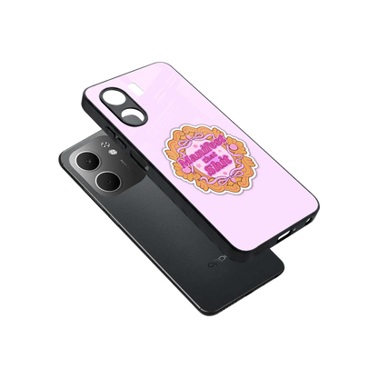 Manifestor sleek oppo a5x 5g cover with tempered glass back and TPU edges