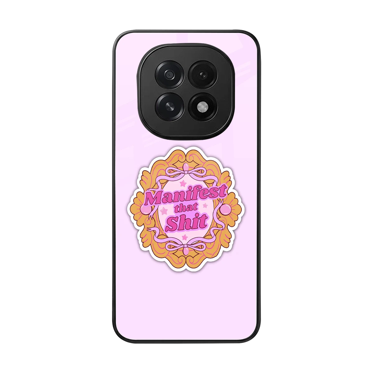 Manifestor back phone cover | glass case for oppo f29 5g