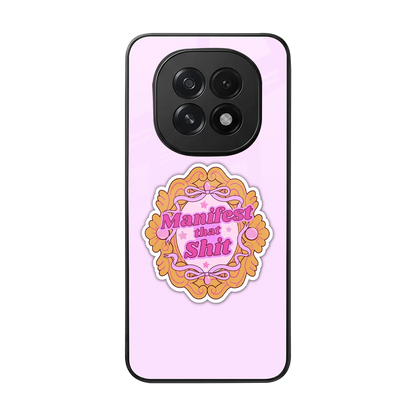 Manifestor back phone cover | glass case for oppo f29 5g