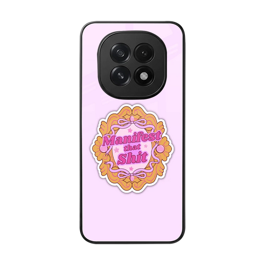Manifestor back phone cover | glass case for oppo f29 5g