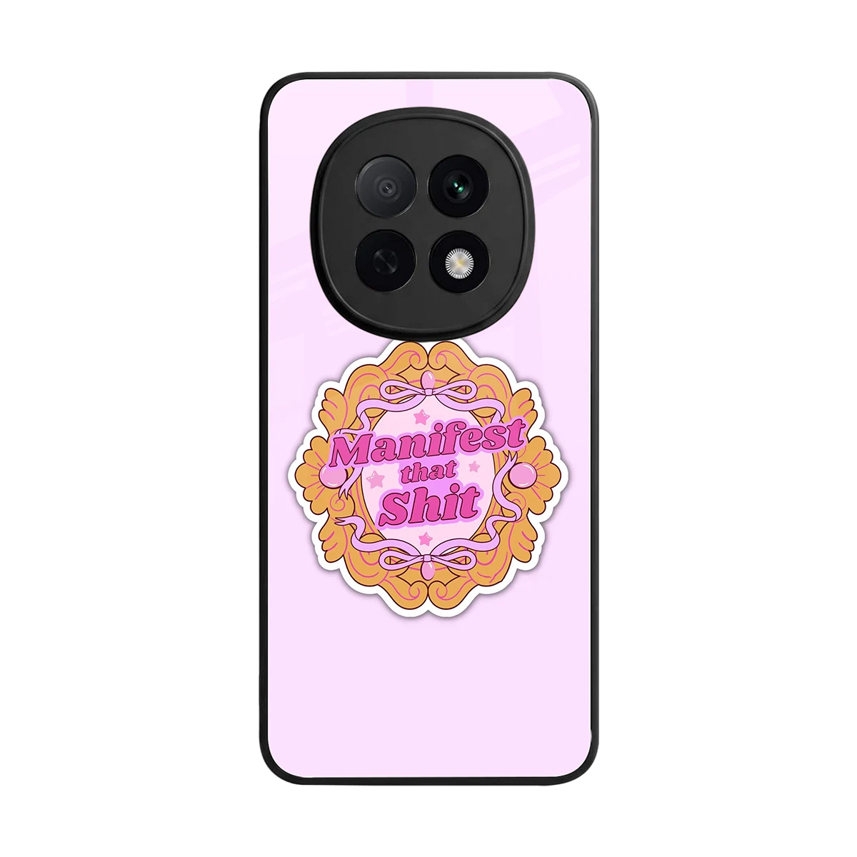 Manifestor back phone cover | glass case for oppo f29 pro 5g
