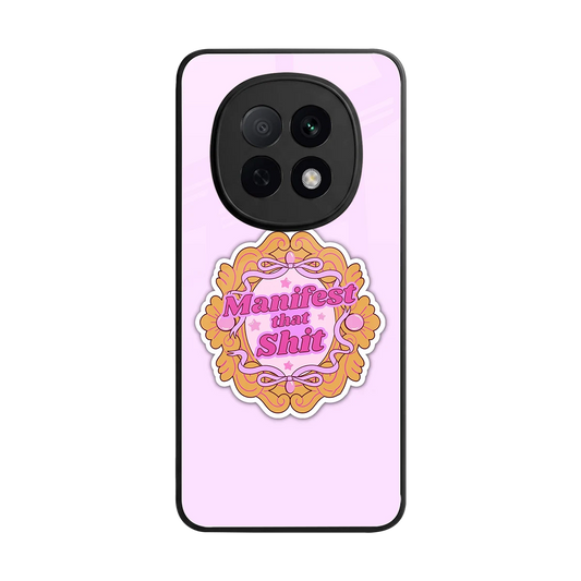 Manifestor back phone cover | glass case for oppo f29 pro 5g