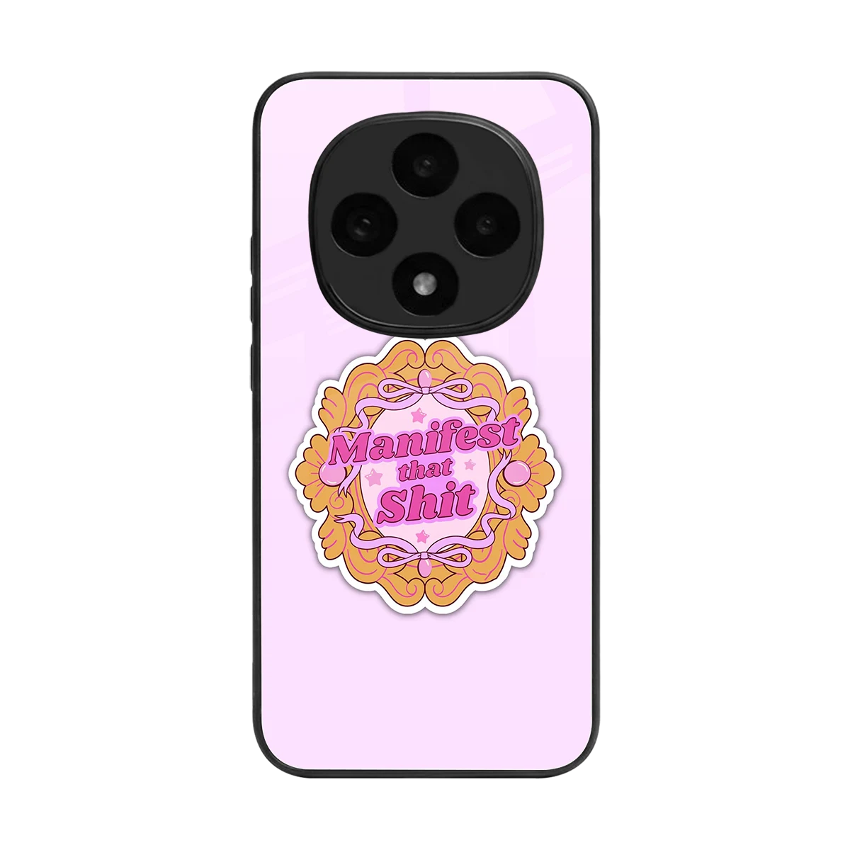 Manifestor back phone cover | glass case for oppo f31 pro 5g