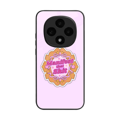 Manifestor back phone cover | glass case for oppo f31 pro 5g
