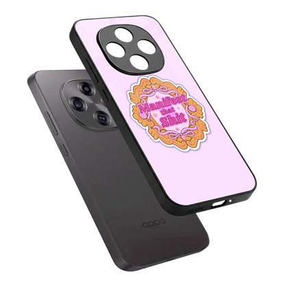 Manifestor sleek oppo f31 pro 5g cover with tempered glass back and TPU edges