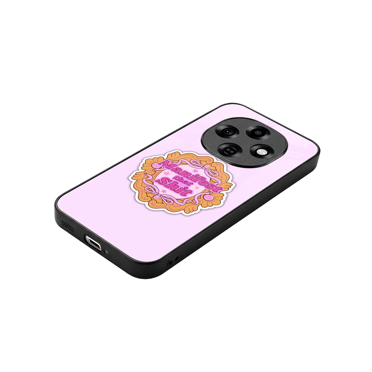 Manifestor stylish phone case for oppo f31 pro 5g | glossy glass and slim fit