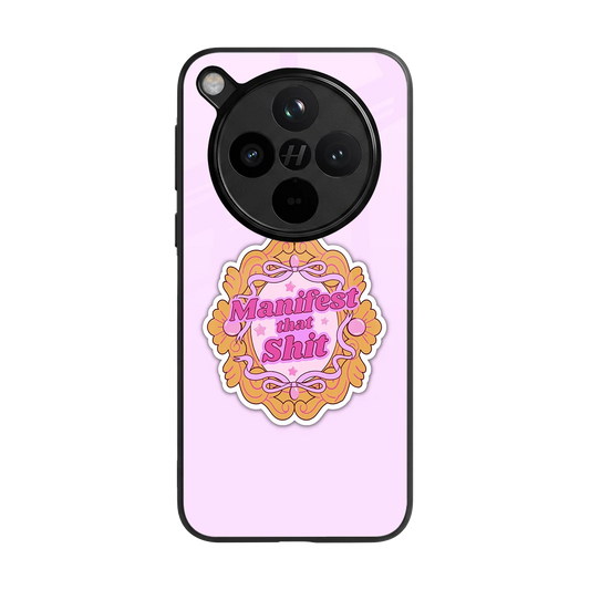 Manifestor back phone cover | glass case for oppo find x8