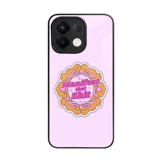 Manifestor back phone cover | glass case for oppo k13 5g