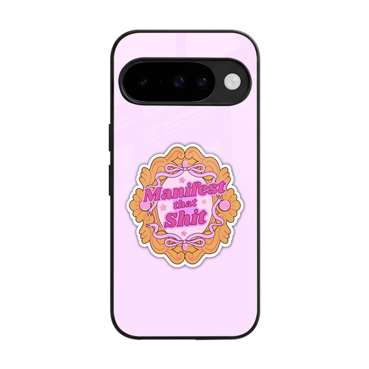 Manifestor back phone cover | glass case for google pixel 10