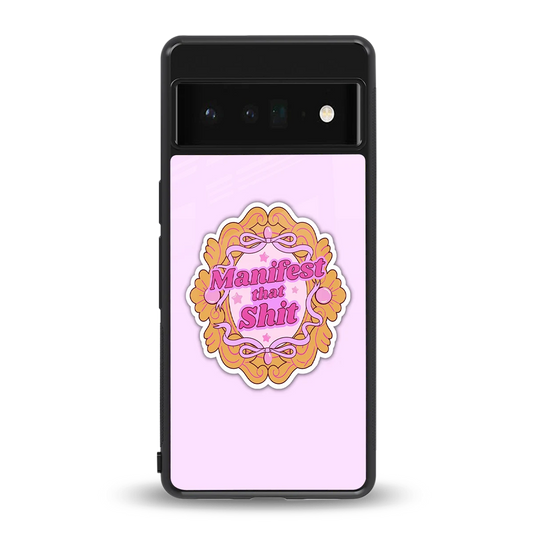 Manifestor back phone cover | glass case for google pixel 6 pro
