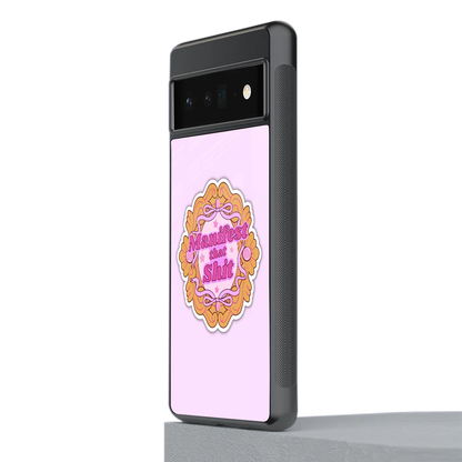 Manifestor stylish phone case for google pixel 6 pro | glossy glass and slim fit