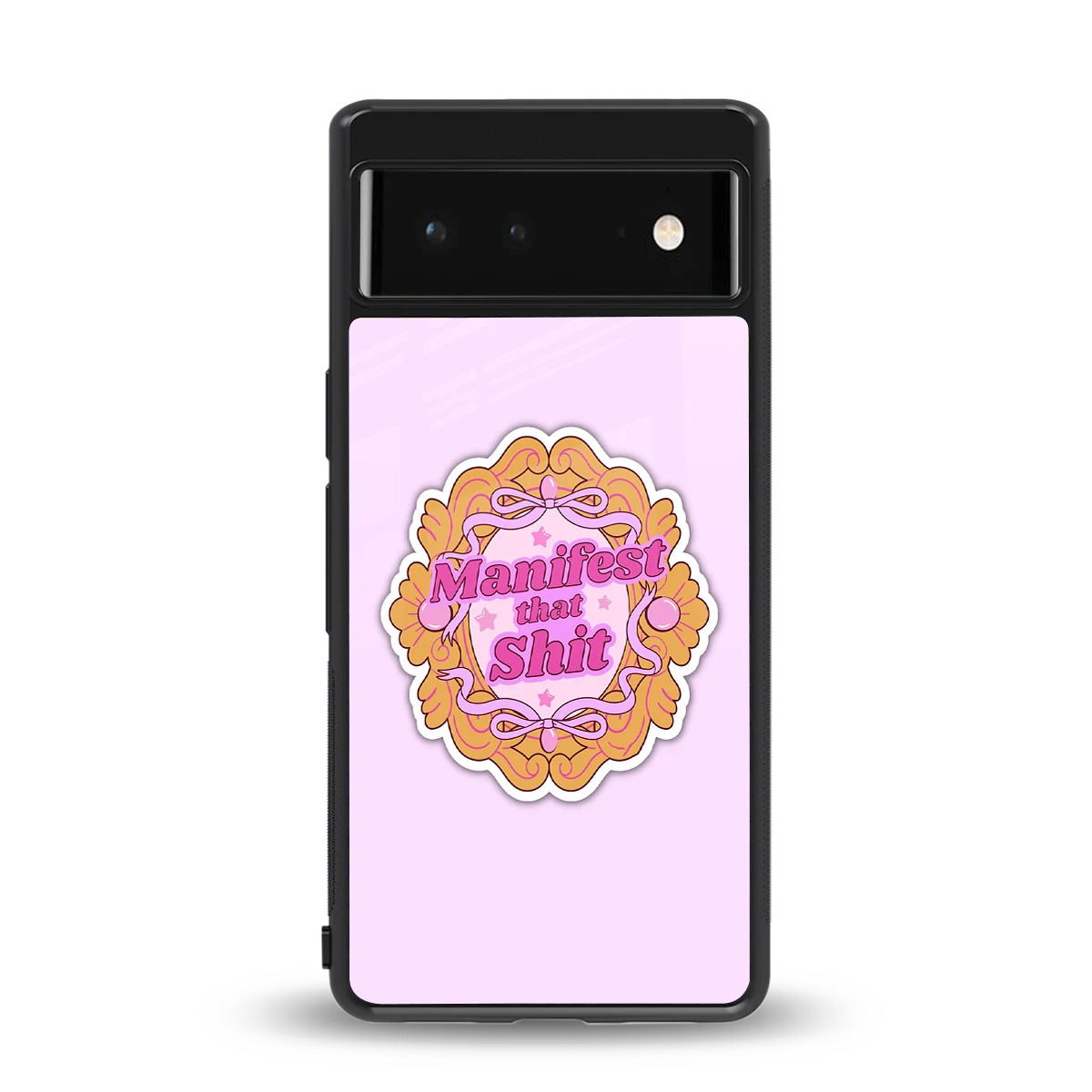 Manifestor back phone cover | glass case for google pixel 6a