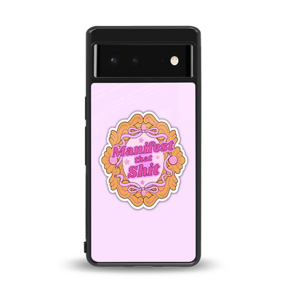 Manifestor back phone cover | glass case for google pixel 6a