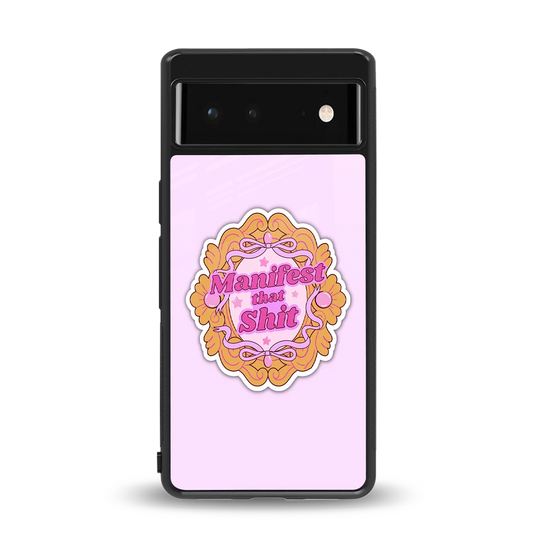 Manifestor back phone cover | glass case for google pixel 6a