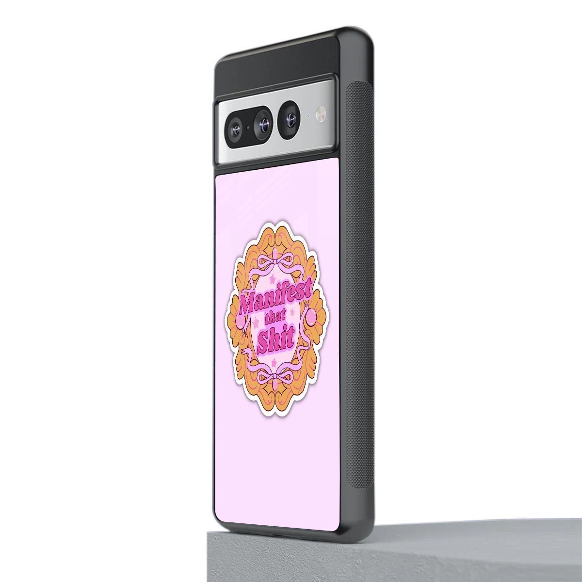 Manifestor stylish phone case for google pixel 7 pro | glossy glass and slim fit