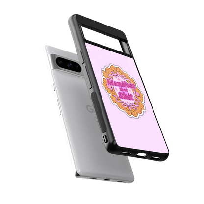 Manifestor sleek google pixel 8 pro cover with tempered glass back and TPU edges