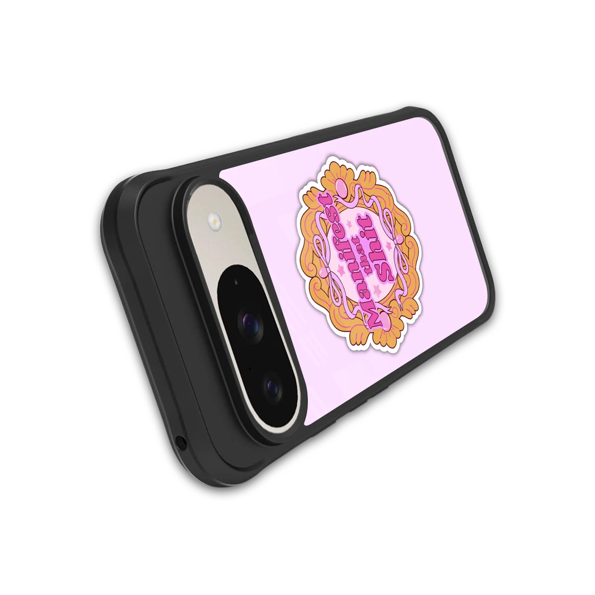 Manifestor stylish phone case for google pixel 9 | glossy glass and slim fit