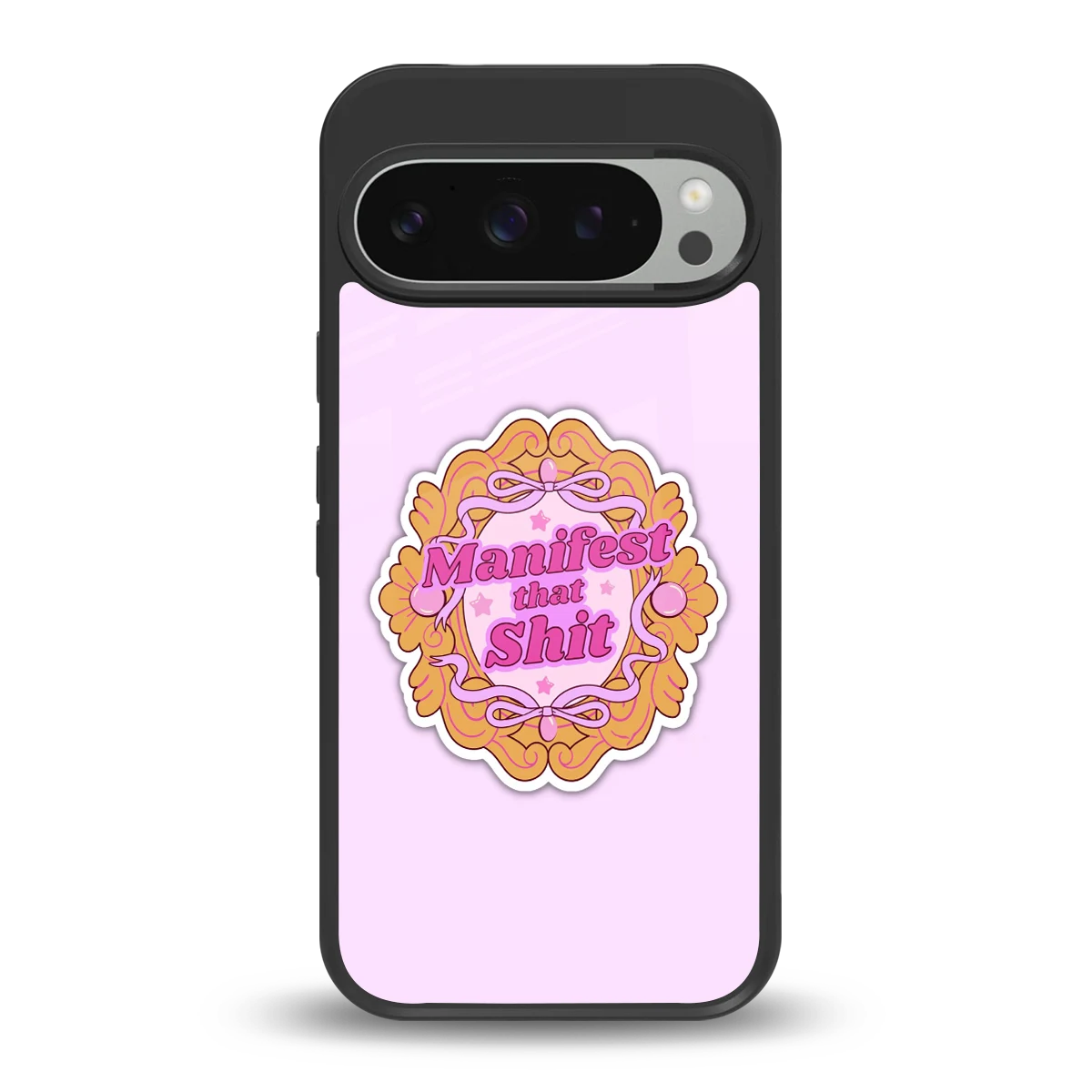 Manifestor back phone cover | glass case for google pixel 9 pro xl