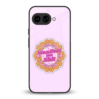 Manifestor back phone cover | glass case for google pixel 10a