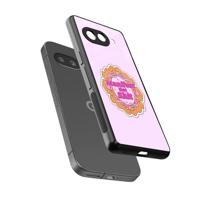 Manifestor sleek google pixel 10a cover with tempered glass back and TPU edges