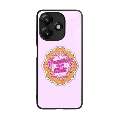 Manifestor back phone cover | glass case for redmi 12 5g