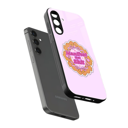 Manifestor sleek samsung galaxy a55 5g cover with tempered glass back and TPU edges