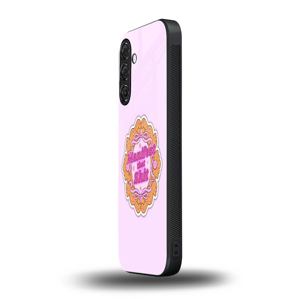 Manifestor samsung galaxy a37 5g mobile cover | shockproof glass phone case