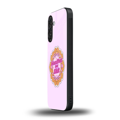 Manifestor samsung galaxy a55 5g mobile cover | shockproof glass phone case