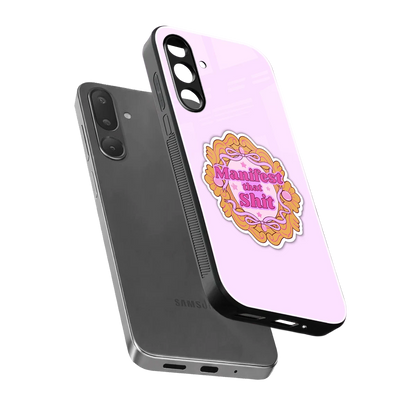 Manifestor sleek samsung galaxy m36 5g cover with tempered glass back and TPU edges