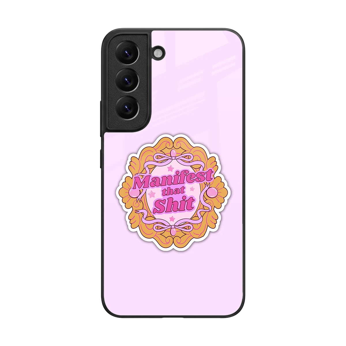 Manifestor back phone cover | glass case for samsung galaxy s22
