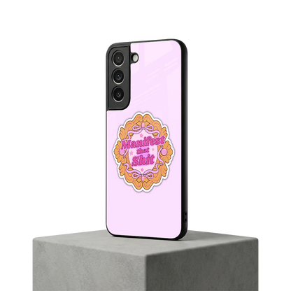 Manifestor samsung galaxy s22 mobile cover | shockproof glass phone case