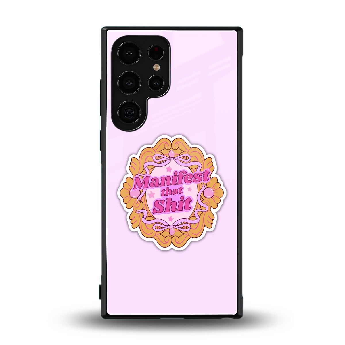 Manifestor back phone cover | glass case for samsung galaxy s23 ultra