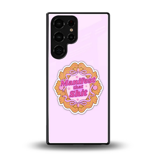 Manifestor back phone cover | glass case for samsung galaxy s26 ultra