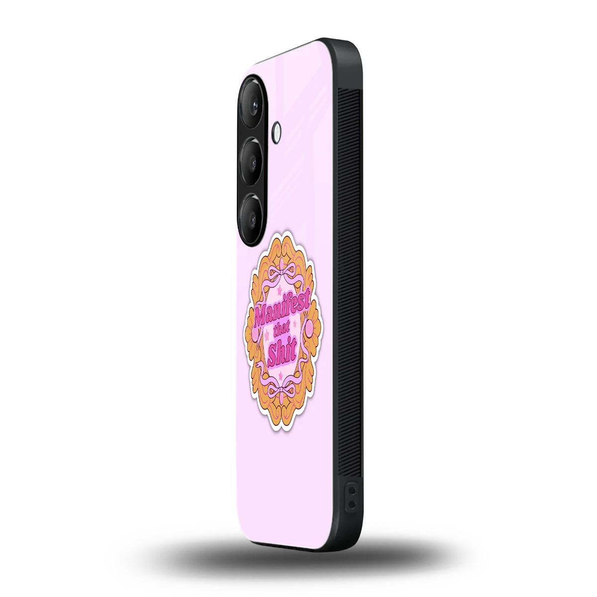 Manifestor samsung galaxy s25 mobile cover | shockproof glass phone case