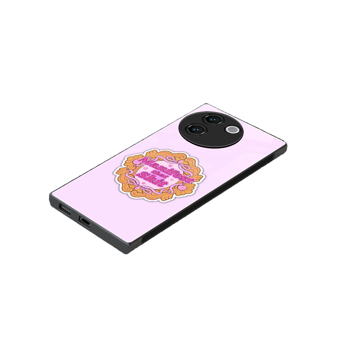 Manifestor stylish phone case for vivo v30e | glossy glass and slim fit