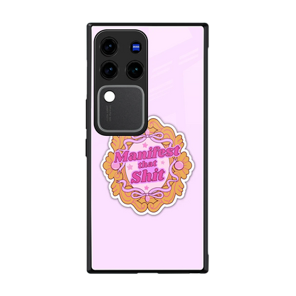 Manifestor back phone cover | glass case forvivo v30 pro