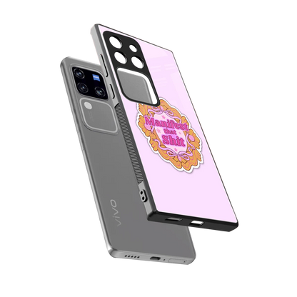 Manifestor sleekvivo v30 pro cover with tempered glass back and TPU edges