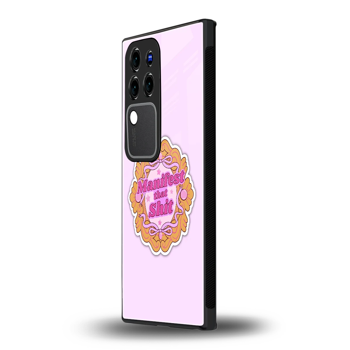 Manifestorvivo v30 pro mobile cover | shockproof glass phone case