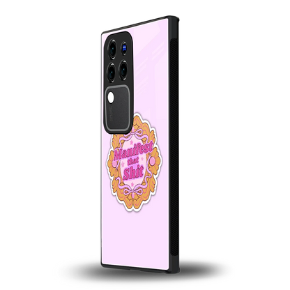Manifestorvivo v30 pro mobile cover | shockproof glass phone case