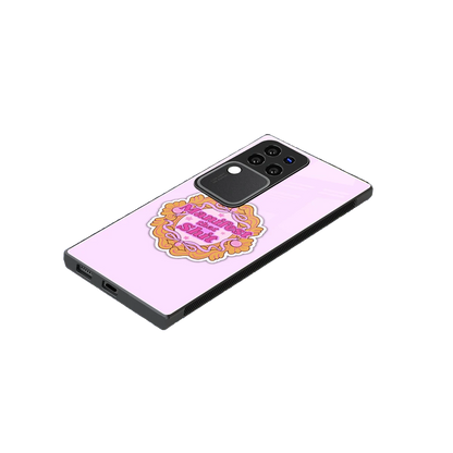 Manifestor stylish phone case forvivo v30 pro | glossy glass and slim fit