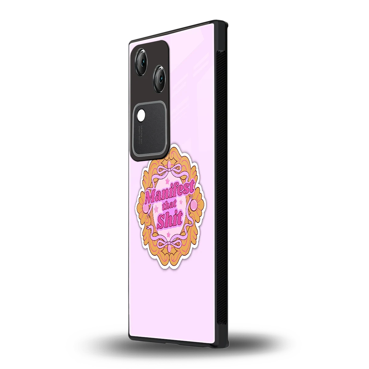 Manifestor vivo v30 mobile cover | shockproof glass phone case