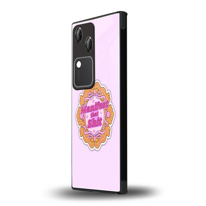 Manifestor vivo v30 mobile cover | shockproof glass phone case