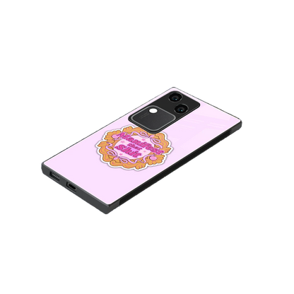 Manifestor stylish phone case for vivo v30 | glossy glass and slim fit