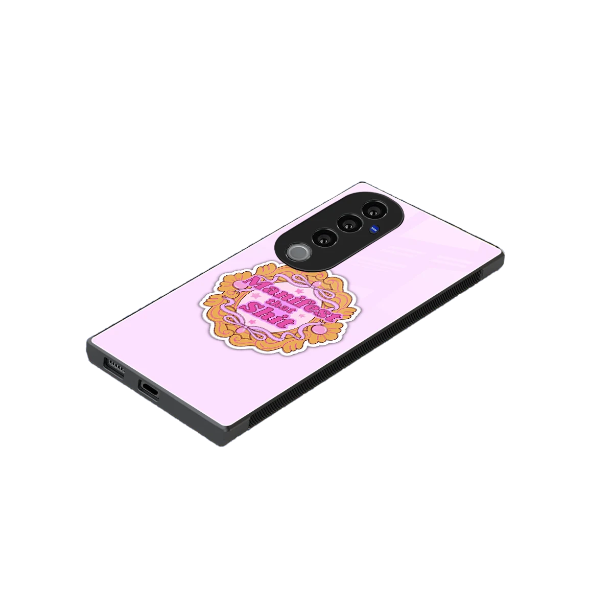 Manifestor stylish phone case for vivo v40 pro | glossy glass and slim fit