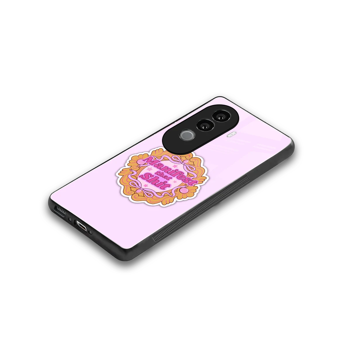 Manifestor stylish phone case for vivo v40e | glossy glass and slim fit