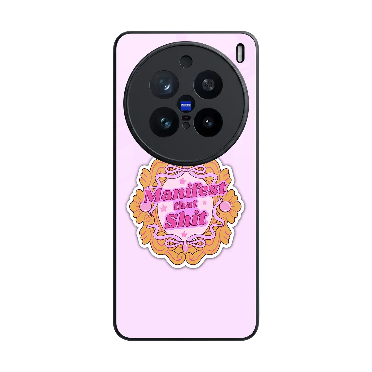 Manifestor back phone cover | glass case for vivo x200 pro