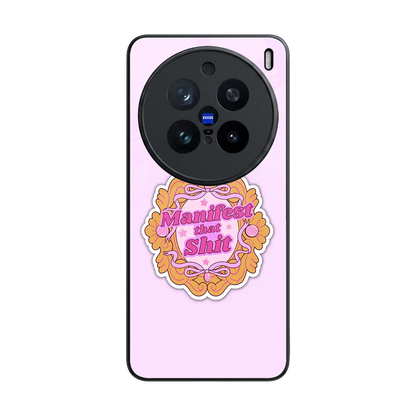 Manifestor back phone cover | glass case for vivo x200 pro