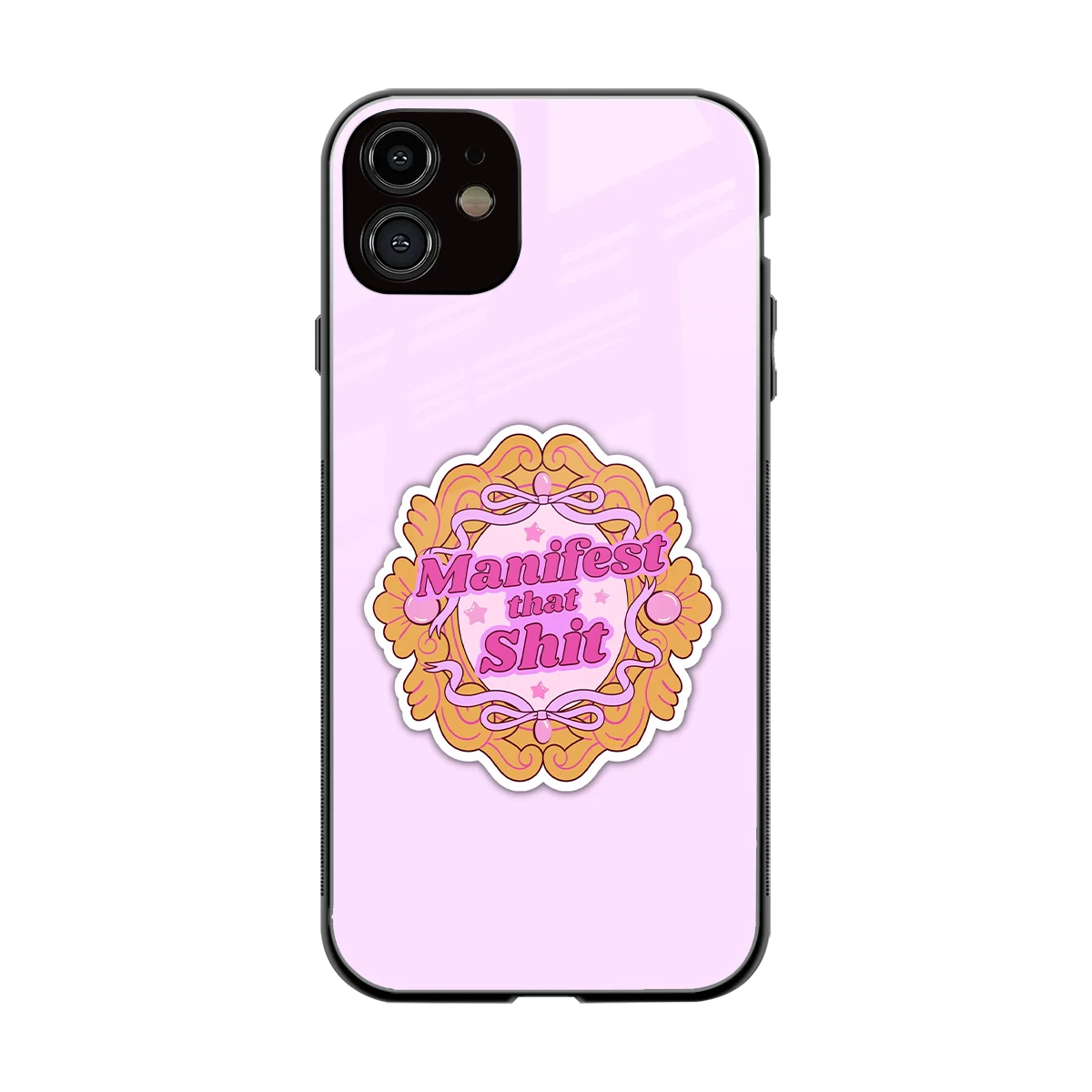 Manifestor back phone cover | glass case for iphone 12