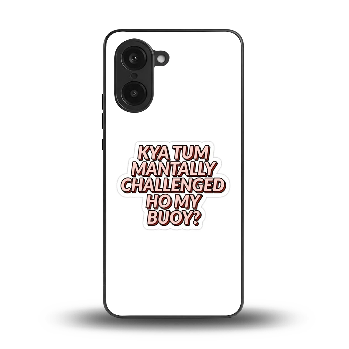 Mantally Challenged back phone cover | glass case for oneplus nord ce5 5g