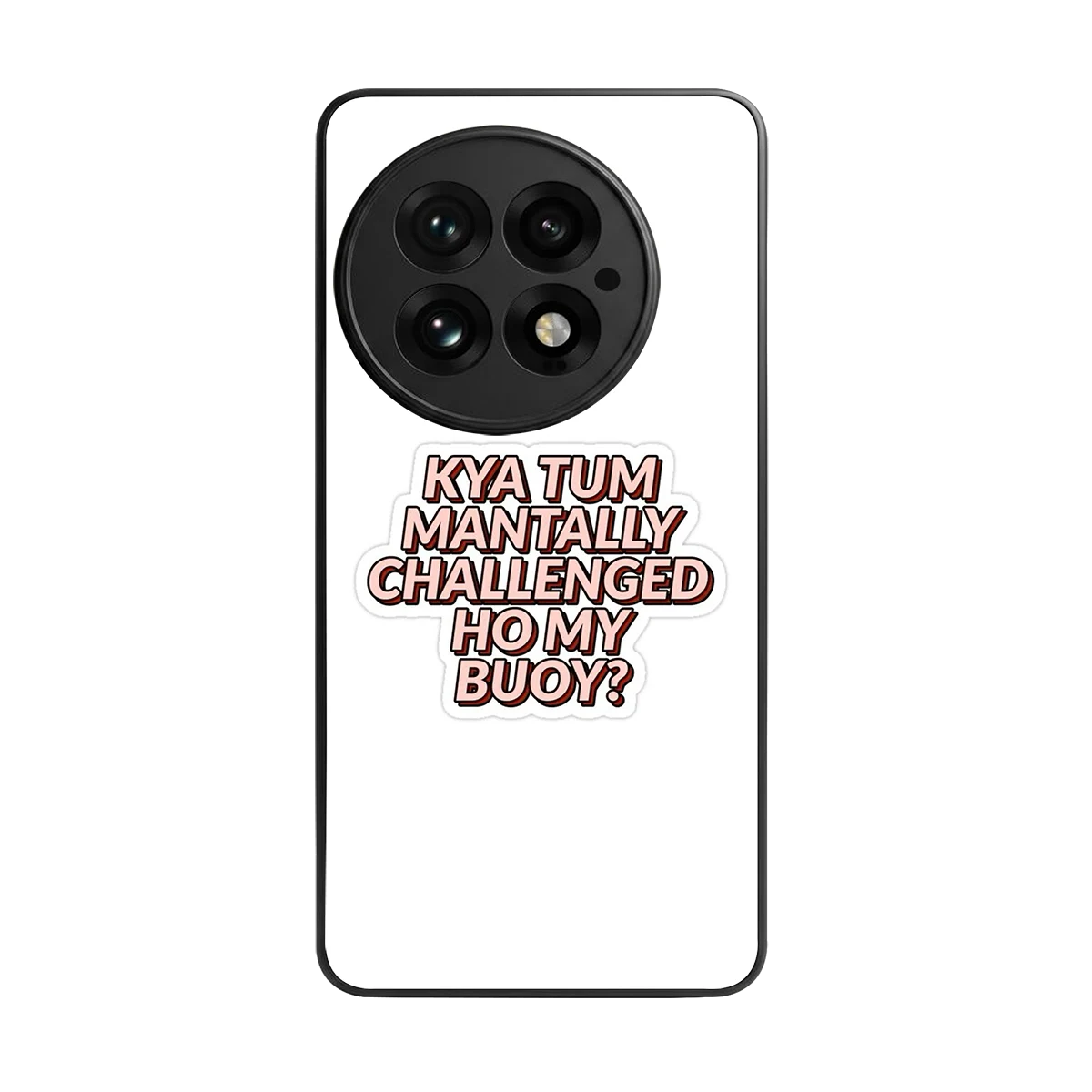 Mantally Challenged back phone cover | glass case for oneplus 13